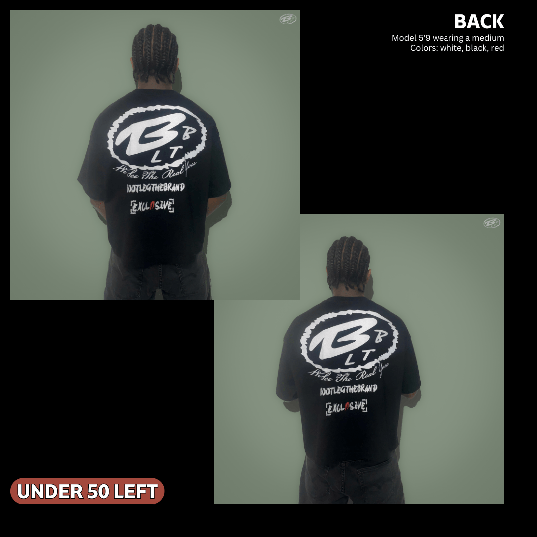 Close Friends Tee (BLACK) - BootLegTheBrand