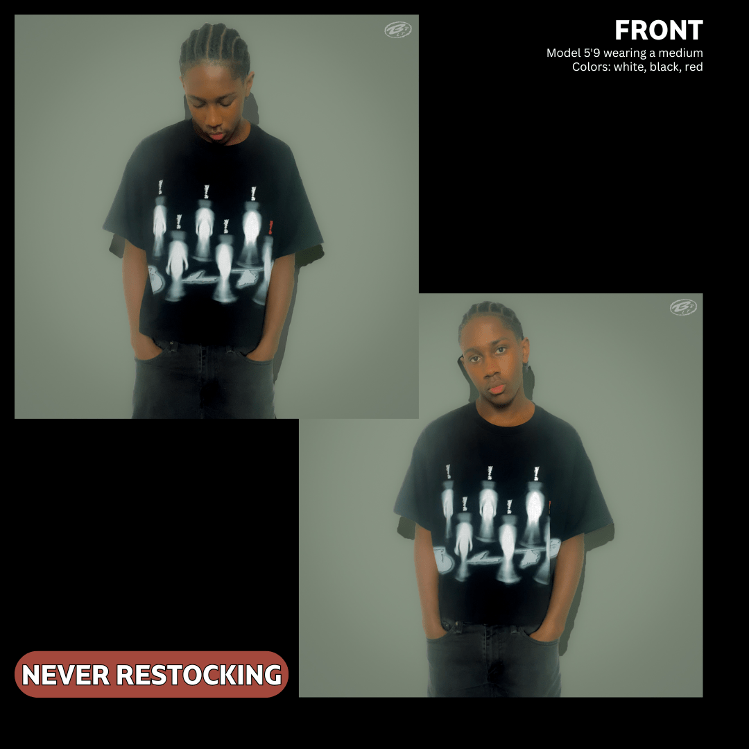 Close Friends Tee (BLACK) - BootLegTheBrand