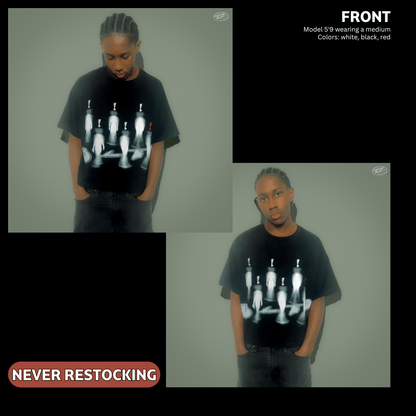 Close Friends Tee (BLACK) - BootLegTheBrand